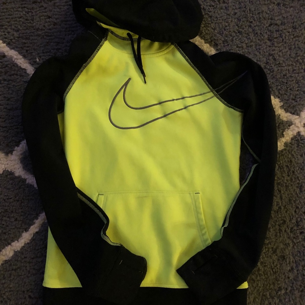 Neon yellow Nike sweatshirt